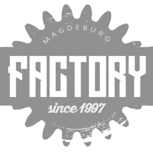 Factory Magdeburg Logo in grau